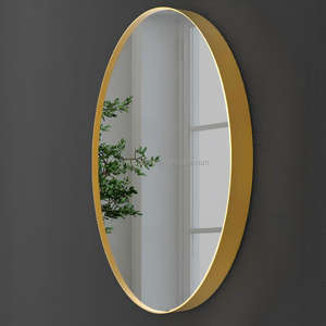 <span class=keywords><strong>Espejo</strong></span> de Pared con Marco de Aluminio <span class=keywords><strong>Dorado</strong></span> Cepillado de 50, 60, 70, <span class=keywords><strong>80</strong></span>, 90 y 100 <span class=keywords><strong>cm</strong></span>, <span class=keywords><strong>Espejo</strong></span> <span class=keywords><strong>Redondo</strong></span> Decorativo con Marco Metálico - Product Image 6