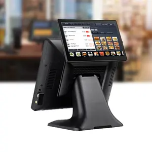 Alles in einem Touchscreen Smart POS Terminal Verkaufs stelle Windows POS-System mit Kunden anzeige