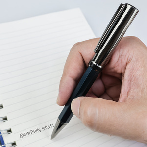 Gemfully độc đáo Nhỏ Ý Tưởng Kinh Doanh tùy chỉnh Công ty bút màu đen thùng màu xanh bút - Product Image 5