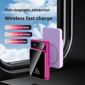 New Style Hot Sale Mini <strong>Power</strong> <strong>Bank</strong> <strong>10000mAh</strong> Portable Super Fast Charger Portatil Batterie 15W Wireless Magnetic PowerBank - Product Image 6