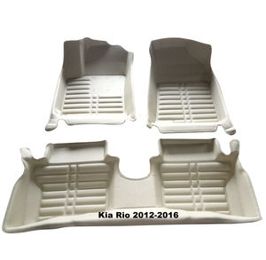 Tapis de sol de voiture en cuir 5D sur mesure de luxe, écologiques, ensemble complet pour <span class=keywords><strong>Soul</strong></span> EV 2014-2023, antidérapants, design mignon - Product Image 5