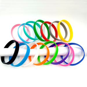 High Quality Rubber Band Cheap Plain Silicone Wristbands Rubber Bracelets Wrist Band Silicone Wristbands with logo Custom