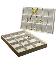Nouvelle station de présentation de bijoux de luxe personnalisable, présentoir de vitrine, présentoir empilable polyvalent, plateau à bijoux