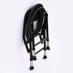 Chaise de toilette légère à hauteur réglable avec coussin en PU confortable et antidérapant, idéale pour les <span class=keywords><strong>personnes</strong></span> âgées et les patients postopératoires - Product Image 3