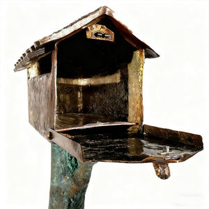 Buzón <span class=keywords><strong>de</strong></span> estatua <span class=keywords><strong>de</strong></span> delfín doble <span class=keywords><strong>de</strong></span> bronce <span class=keywords><strong>de</strong></span> tamaño real con tema <span class=keywords><strong>de</strong></span> mascota Animal para decoración navideña del hogar - Product Image 5