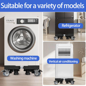 Support mobile en plastique de haute qualité pour machine à laver avec roues <span class=keywords><strong>personnalisable</strong></span> Base en acier à bas prix pour réfrigérateur - Product Image 3