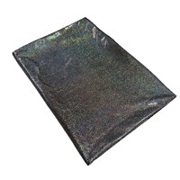 Lots en stock Séchage rapide 4 voies Stretch Élastique Polyamide Spandex Tissu Hologramme Brillant Feuille Métallique Gymnastique Dancewear Tricot