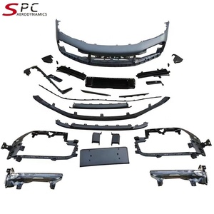 Kit de carrosserie de réglage SPC <span class=keywords><strong>Turbo</strong></span> S pour <span class=keywords><strong>Porsche</strong></span> <span class=keywords><strong>911</strong></span> 2019 + Kit de carrosserie aérodynamique de mise à niveau d'injection PP pour accessoires de voiture <span class=keywords><strong>Porsche</strong></span> 992 - Product Image 2