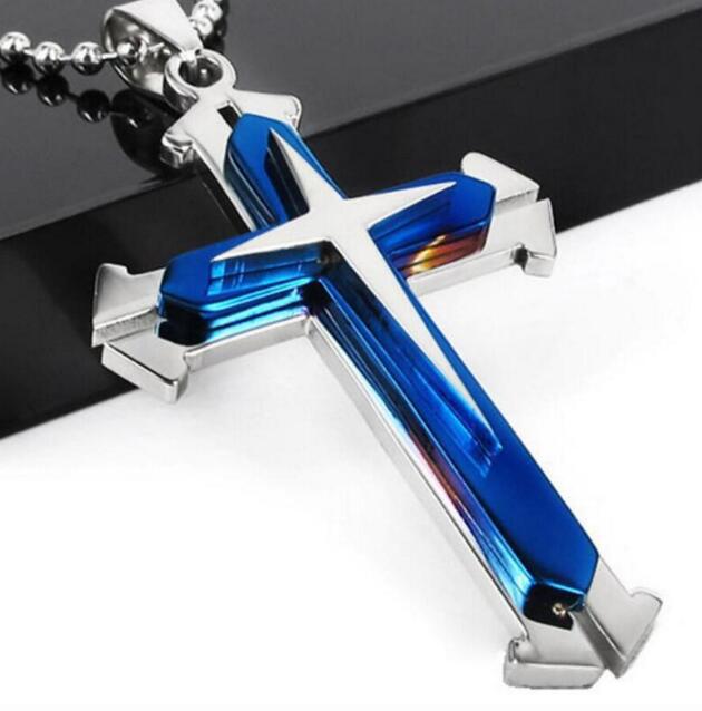Catena rotonda senza diamanti blu