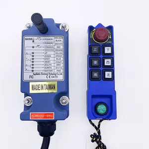 SAGA-L8B 6 buttons single speed industrial wireless crane radio remote control for tower cranes
