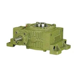 WPWKO for water drilling worm gear speed reducer 90 degree transmission 1:10 ratio gearbox stepless speed variator with moto