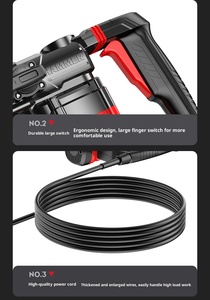 1200W bricolage perceuses électriques légères 26mm <span class=keywords><strong>marteau</strong></span>-<span class=keywords><strong>piqueur</strong></span> brise-béton rotatif SDS <span class=keywords><strong>mandrin</strong></span> perceuse à percussion <span class=keywords><strong>marteau</strong></span> perceuses à percussion" - Product Image 6