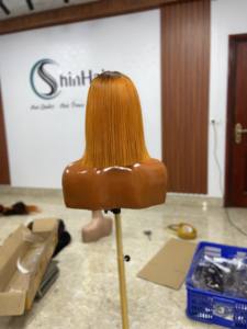 Proveedor de Exportación de Pelucas de Cabello Humano Vietnamita Directo de Fábrica, Cabello Virgen Crudo con Cutícula Alineada y Puntas Gruesas - Product Image 3