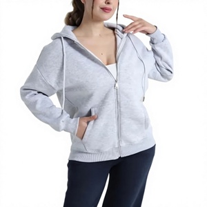 <b>Pink</b> Only <b>Women's</b> Plus Size Embroidered <b>Hoodie</b> Full Sleeve Solid Color Double Zipper Casual Winter/Autumn Wear - Product Image 1
