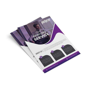 Impresión de Páginas Promocionales Personalizadas <span class=keywords><strong>para</strong></span> Restaurantes, Menú a Todo Color, Folleto <span class=keywords><strong>para</strong></span> Cafetería, Bistro, Hotel, Decoración de Cafetería - Product Image 4