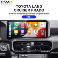 Unité principale Android 8 cœurs de 12,3 pouces pour Toyota Prado 2024, CarPlay sans fil, Android Auto, réponse rapide, caméra arrière HD