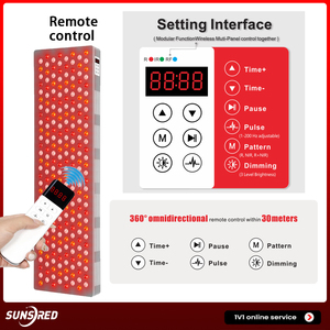 Sunsred SR-A240 240pcs 630/660/810/830 850nm sử dụng cho cơ thể cứu trợ Pain Red <span class=keywords><strong>Light</strong></span> Therapy Bảng điều chỉnh - Product Image 2