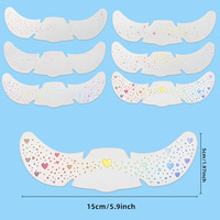 Pegatinas de Papel para Tatuajes con Estampado Dorado, Personalizables, Resistentes al Agua, con Diseños Brillantes de Estrellas y Mariposas para Fiestas y Escenarios