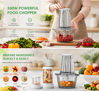 Robot culinaire électrique multifonctionnel haut de gamme pour bébé, 500W, vitesse variable, faible bruit, capacité >3L, pour usage domestique – Offre spéciale