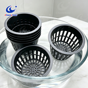 Pots en filet spécialisés pour plantes grimpantes, paniers en maille à fentes avec emplacements pour fixation de treillis - Product Image 2