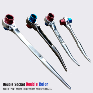 ประแจซ็อกเก็ตวงล้อที่มีสีสันประแจเฟืองที่มีปลายพอดเกอร์ - Product Image 3