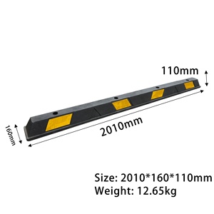 Arrêt de <span class=keywords><strong>roue</strong></span> de stationnement de route bouchon en caoutchouc/<span class=keywords><strong>butée</strong></span> de <span class=keywords><strong>roue</strong></span> de <span class=keywords><strong>voiture</strong></span> pour <span class=keywords><strong>garage</strong></span> - Product Image 2