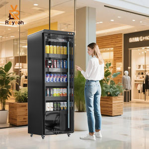 Neuer bargeldloser intelligenter Kühlschrank automat Frischer Obst gemüse Salat Digitaler Verkaufs automat - Product Image 2