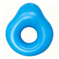 Tube gonflable en PVC bleu personnalisé pour parc aquatique, idéal pour les divertissements aquatiques