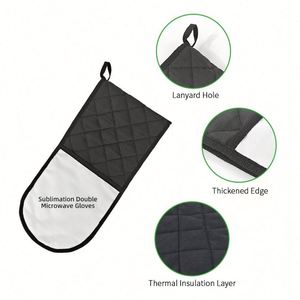 Mitaines de four personnalisées imprimées, vierges pour sublimation - Product Image 4