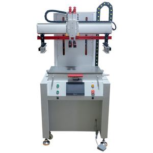 Imprimante à écran semi-automatique de haute précision à servomoteur monocouleur pour table de travail sous vide, état neuf, pour impression d'étiquettes et de cartes - Product Image 1