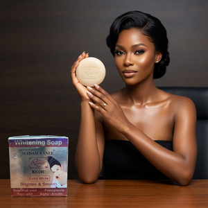 Madam Ranee Whitening Bar <b>Soap</b> with Kojic Acid for Brighter Skin All Skin Types Regular Size - Product Image 1