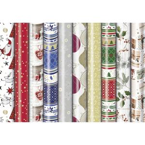 Christmas Wrapping Paper 200x70cm Assorted Designs Holiday Gift <b>Wrap</b> - Product Image 1