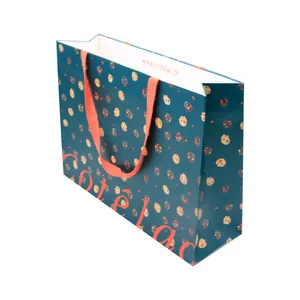 Custom a buon mercato della cina all'ingrosso sacchetto di carta nera sacchetto di carta eco personalizzato per i libri
