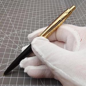 Bolígrafos Metálicos Negros y Dorados Personalizados 2023, Regalo Publicitario Profesional, Grabado de Logotipo Personalizado, Bolígrafos Promocionales Empresariales - Product Image 2