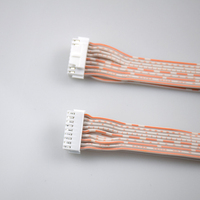 Câble ruban personnalisé 18 broches 24AWG avec connecteur PHR XH2.54 EL4.5 HY2.0 Matériau d'isolation en PVC