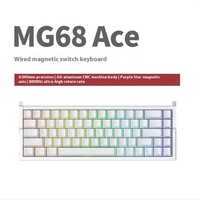 Teclado Magnético con Cable Irok MG68 ACE/MG68 ACE W, 8000HZ, Alta Velocidad de Respuesta, Aleación de Aluminio, Teclado Mecánico para Juegos