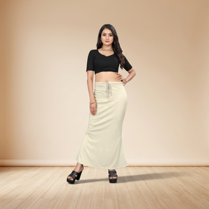 Indian Boutique Todo el día Cortar y coser Extensor de altura Sari Inskirt Sari Shaping Petticoat - Product Image 3