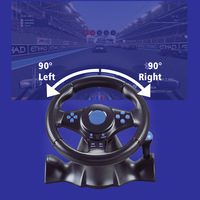 Volant de jeu 7 en 1, volant de course pour voiture, pour Nintendo Switch/xbox360/PS4/PS2/PS3/PC