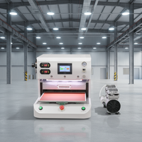 Machine de laminage sous vide OCA pour la réparation d'écrans de téléphones portables, pour lamination et remise à neuf d'écrans LCD OLED incurvés et plats