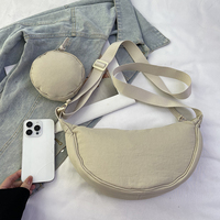 Tas Selempang Nilon Bermerek Desain Crossbody Personalisasi Trendi Grosir Tas Selempang Wanita