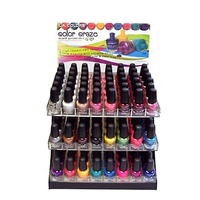 Magasin de maquillage personnalisé magasin de cosmétiques présentoir pour vernis à ongles, étagère de présentation pour vernis à ongles, support de sol pour vente de vernis à ongles