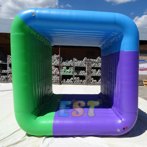 Jeux gonflables extérieurs de compétition gonflable de flip de cube en PVC <span class=keywords><strong>pour</strong></span> le team building - Product Image 3