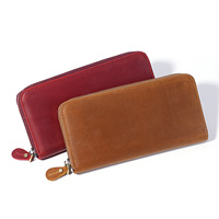 Dompet Panjang Kulit Crazy Horse Pria, Clutch Genggam dengan Slot Kartu, Dompet Kulit Sapi Asli Vintage dengan Ritsleting Tunggal 18.8*9.5*2.5cm 0.17kg