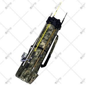 Bolsa de camuflaje para caña de pescar, tela Oxford, 115x22cm, correa para el hombro, mochila de almacenamiento para equipo de pesca marina, multiusos, Unisex - Product Image 4