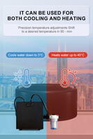 Refroidisseur d'eau froide 1/3, refroidisseur d'air, refroidisseur d'eau froide pour bain de glace, hydroponie, système hydroponique, aquarium, machine à glace