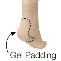 Manchon de compression en gel pour la cheville, taille unique, 1 paire, pour le soutien et l'amorti du pied valgus de Haglund, 1 paire de manchons de compression pour la cheville