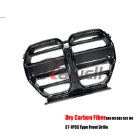 Grille de calandre en carbone sec G80 style ST, pièces de rechange extérieures pour BMW G80 M3 G82 G83 M4, 1 pièce
