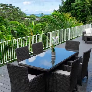 1 Table 6 Seaters Dining Room Furniture Dining Set Tables and <b>Chairs</b> Luxury Outdoor Furniture Modern High Quality - Product Image 3