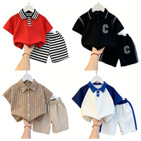 Vêtements pour enfants en gros directement de l'usine, ensembles en coton mélangé, tous genres, liquidation d'inventaire, prix bas, stock de vêtements