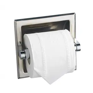 Настенный держатель для туалетной бумаги из нержавеющей стали 304 с матовым никелевым покрытием
